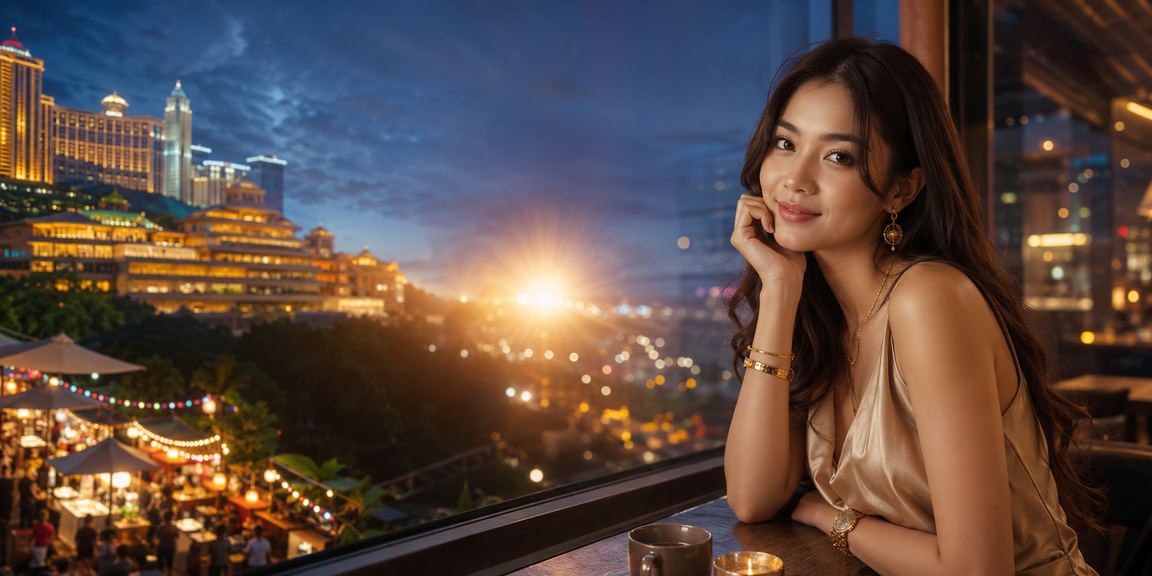 Suasana hiburan kasino bergaya mewah di Genting Highlands